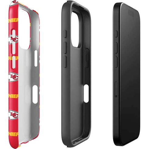 NFL Kansas City Chiefs Blitz Series iPhone 16 Pro Impact Case